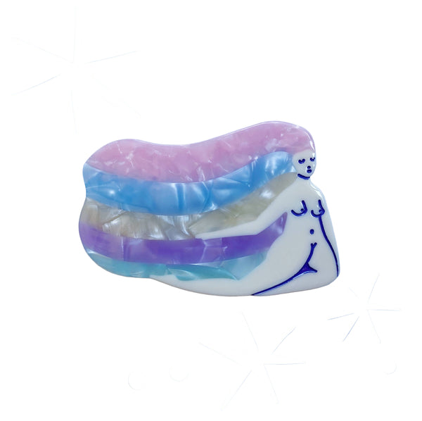 Rainbow Girl Barrette