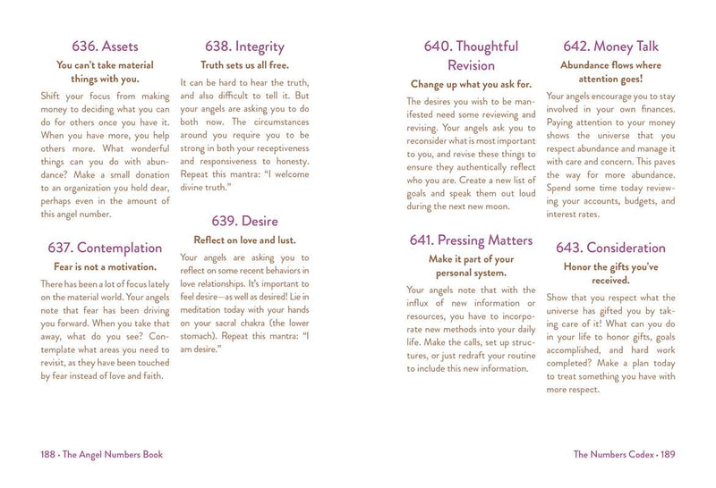 Angel Numbers Book by Mystic Michaela