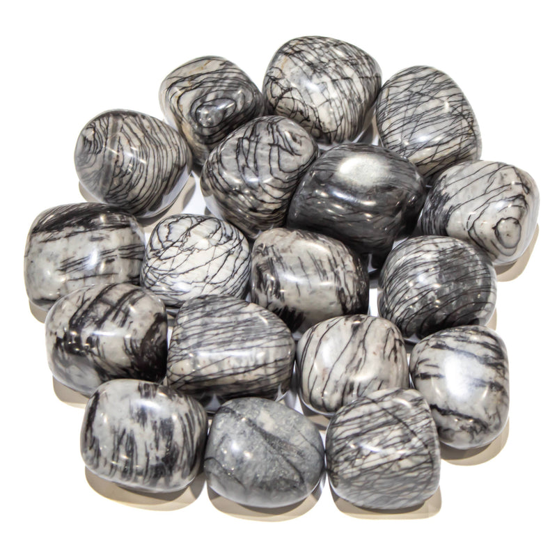 Spiderweb Jasper Tumbled