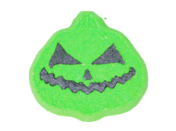 green jackolantern bath bomb